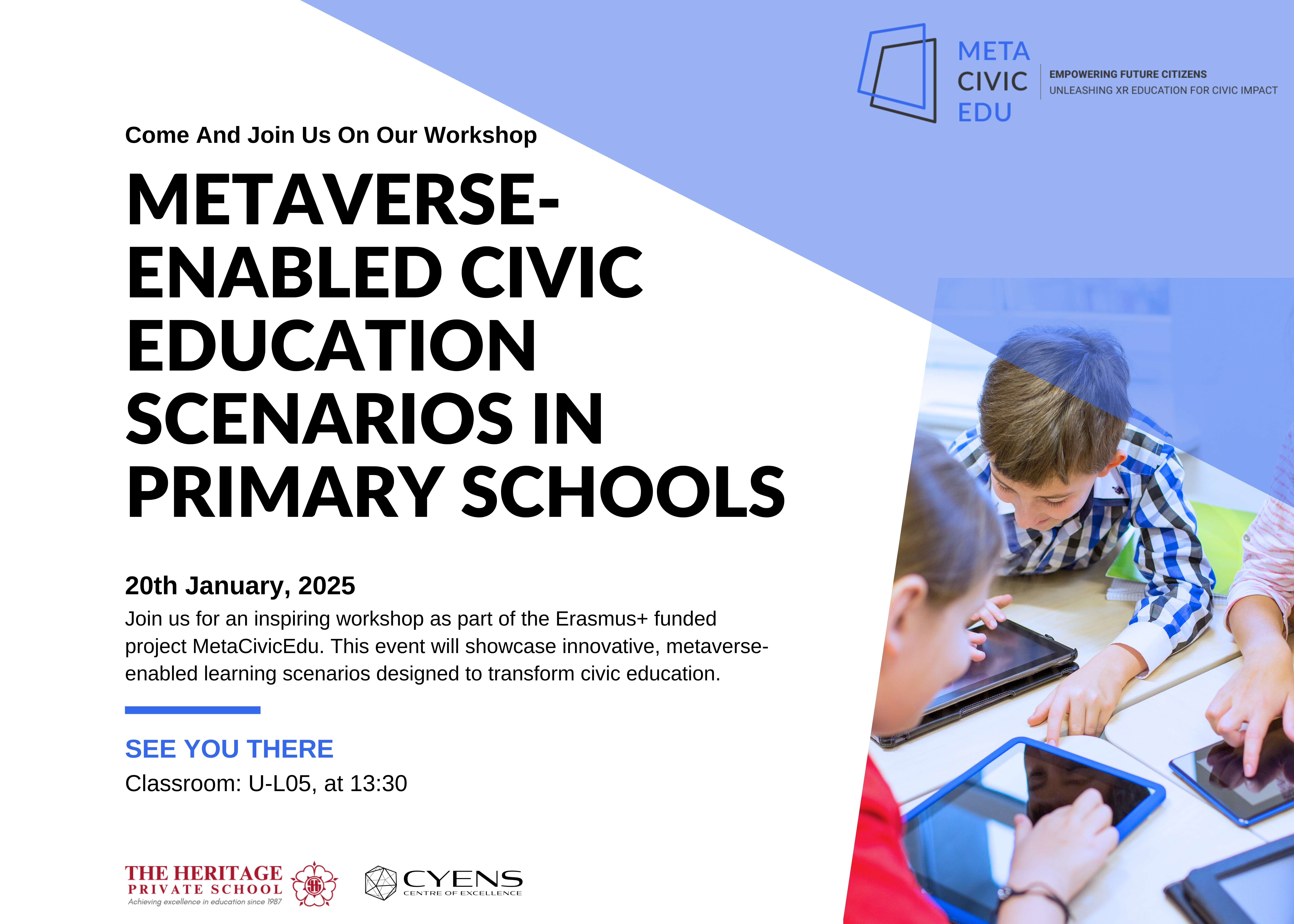 Metaverse-Enabled Civic Education Scenarios in Primary Schools